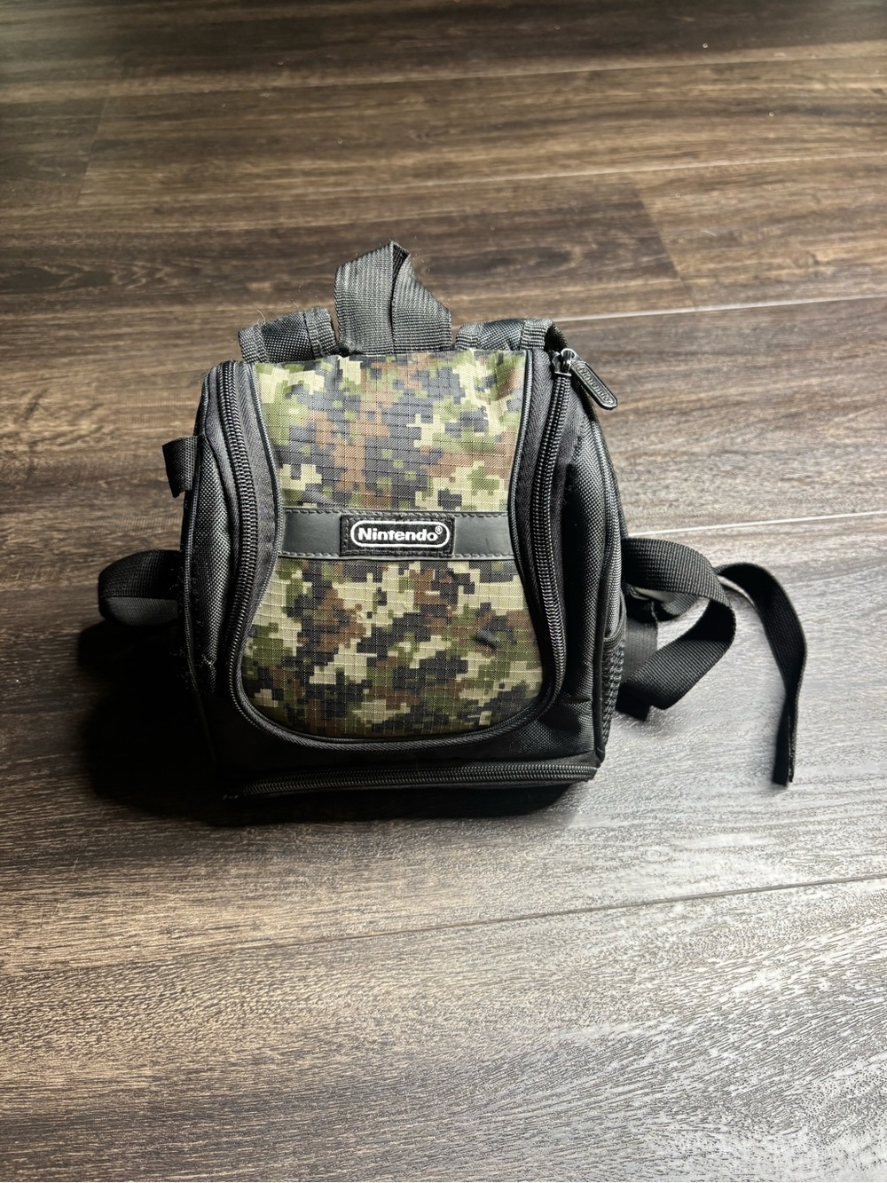 Nintendo Gameboy - DS - Switch Lite Mini Backpack Carrying Case Army Camouflage